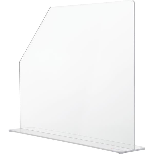 Global Industrial Splash Guard, Large, 4-1/2W x 23-1/2D x 18H, Clear 732135 - main